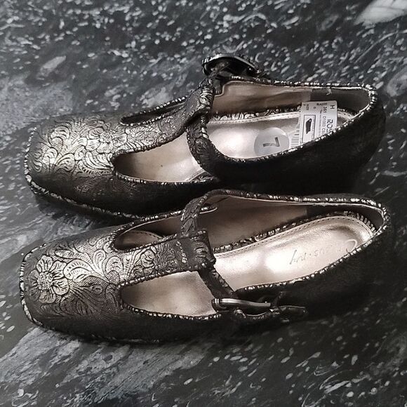 BRAND NEW CIRCUS NY by SAM EDELMAN KAY WOMEN'S PEWTER FLORAL PUMP - Picture 6 of 15